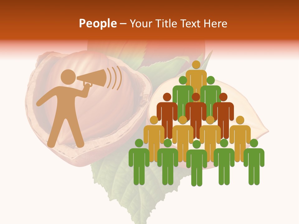 Leafs Eat Macro PowerPoint Template