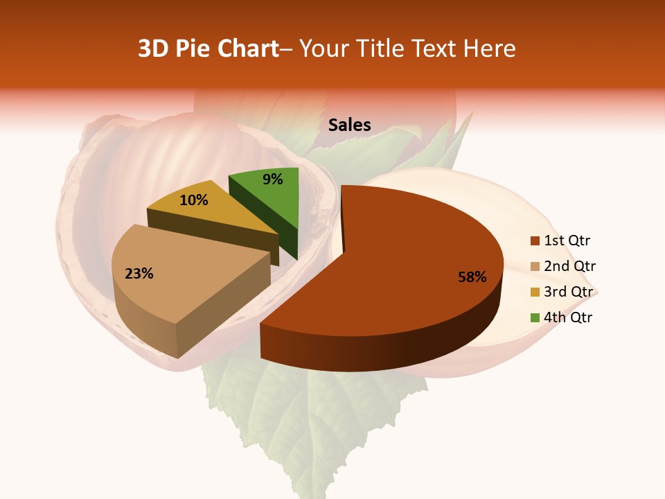 Leafs Eat Macro PowerPoint Template
