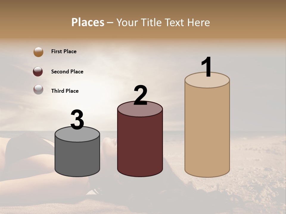 Woman Countryside Face PowerPoint Template