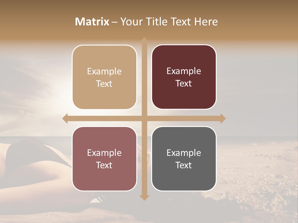 Woman Countryside Face PowerPoint Template