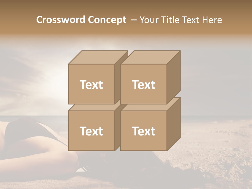 Woman Countryside Face PowerPoint Template