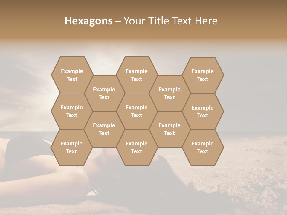 Woman Countryside Face PowerPoint Template