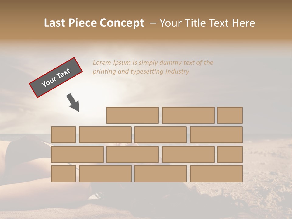 Woman Countryside Face PowerPoint Template