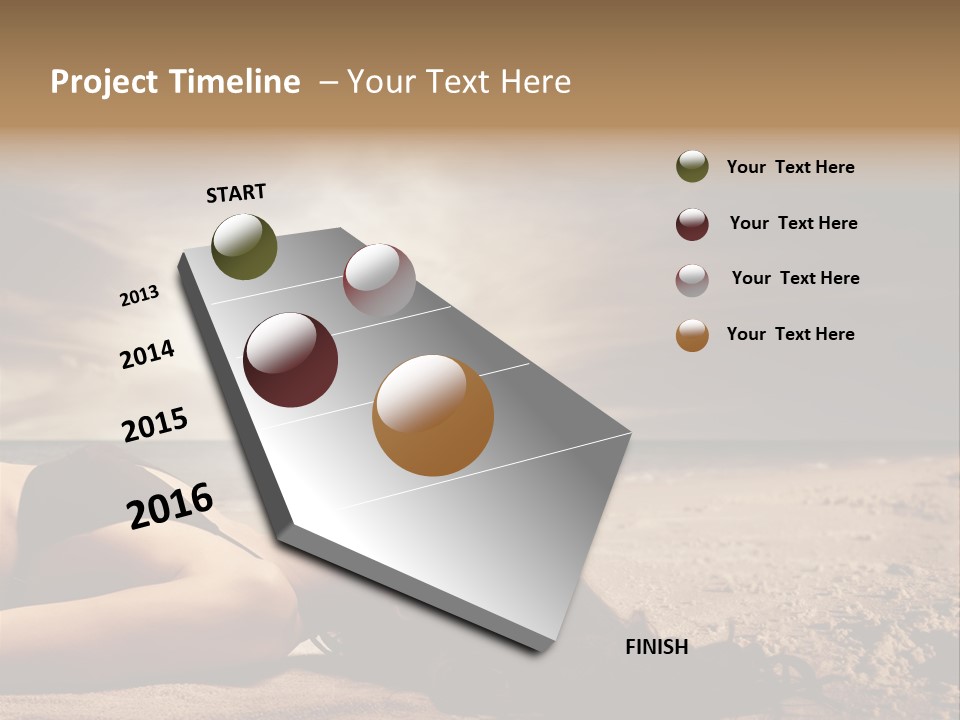 Woman Countryside Face PowerPoint Template
