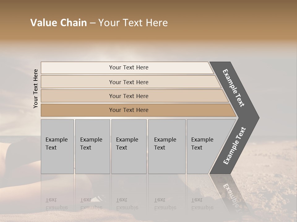 Woman Countryside Face PowerPoint Template