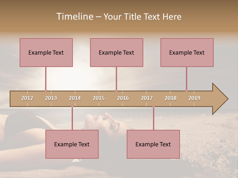 Woman Countryside Face PowerPoint Template