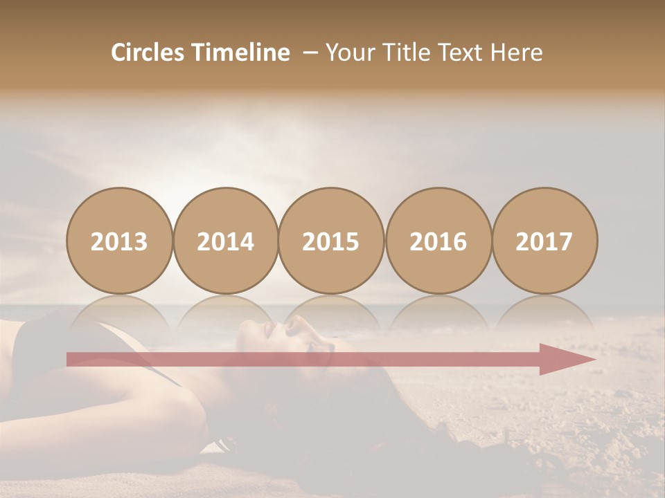 Woman Countryside Face PowerPoint Template