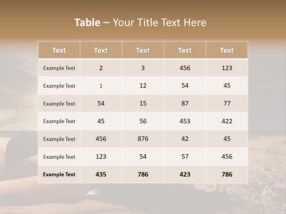 Woman Countryside Face PowerPoint Template