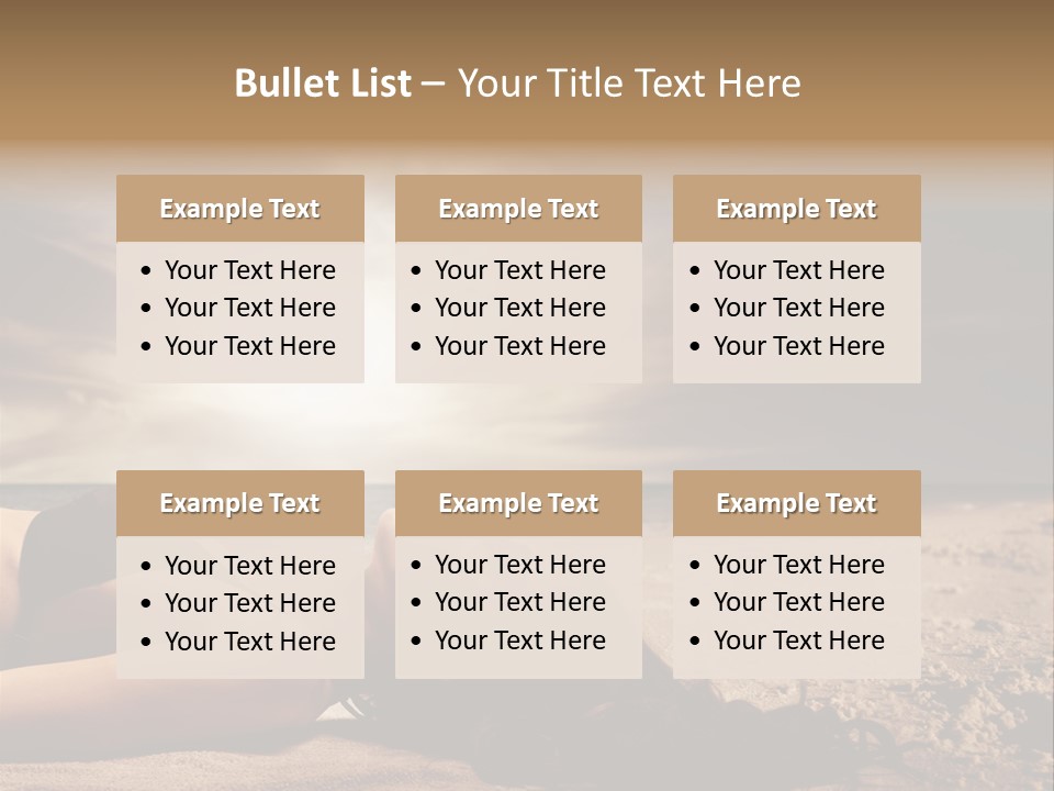 Woman Countryside Face PowerPoint Template