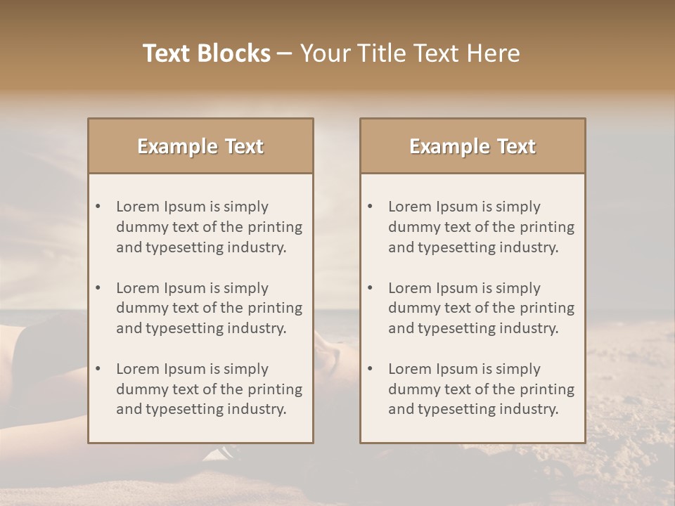 Woman Countryside Face PowerPoint Template