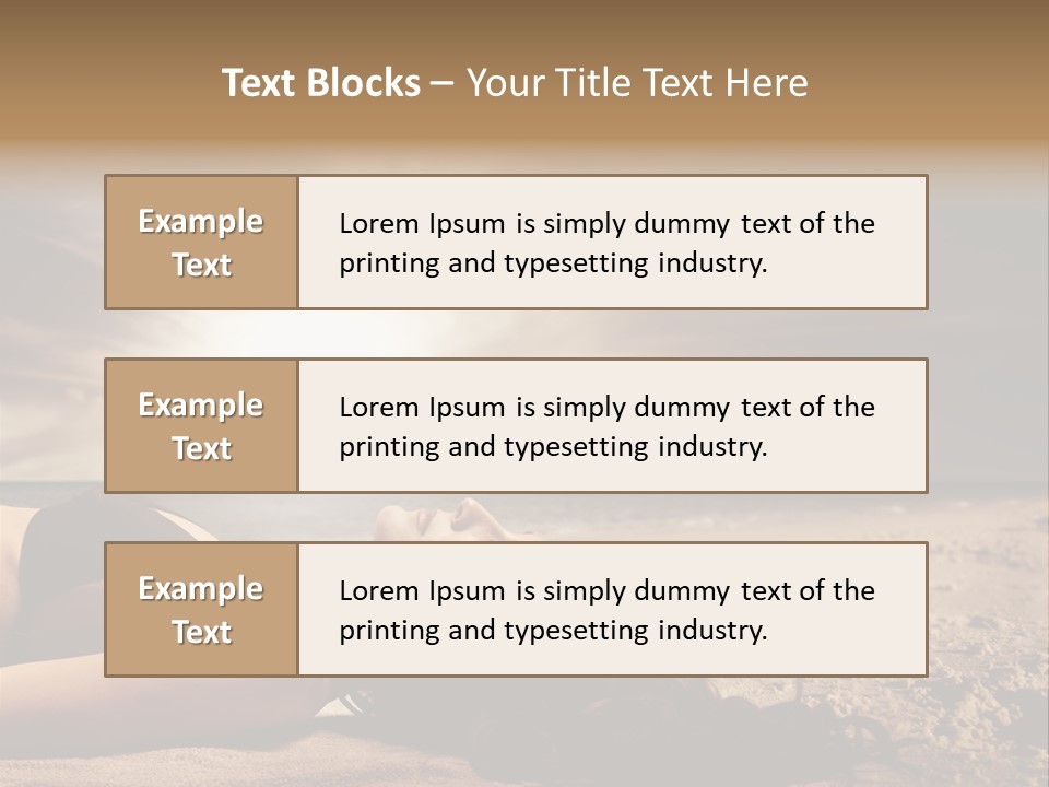 Woman Countryside Face PowerPoint Template
