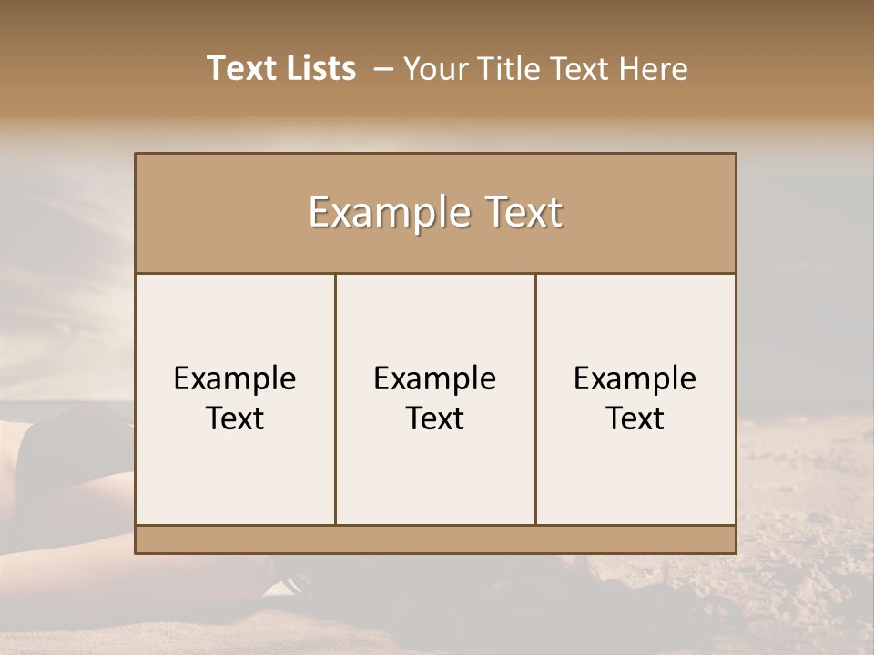 Woman Countryside Face PowerPoint Template