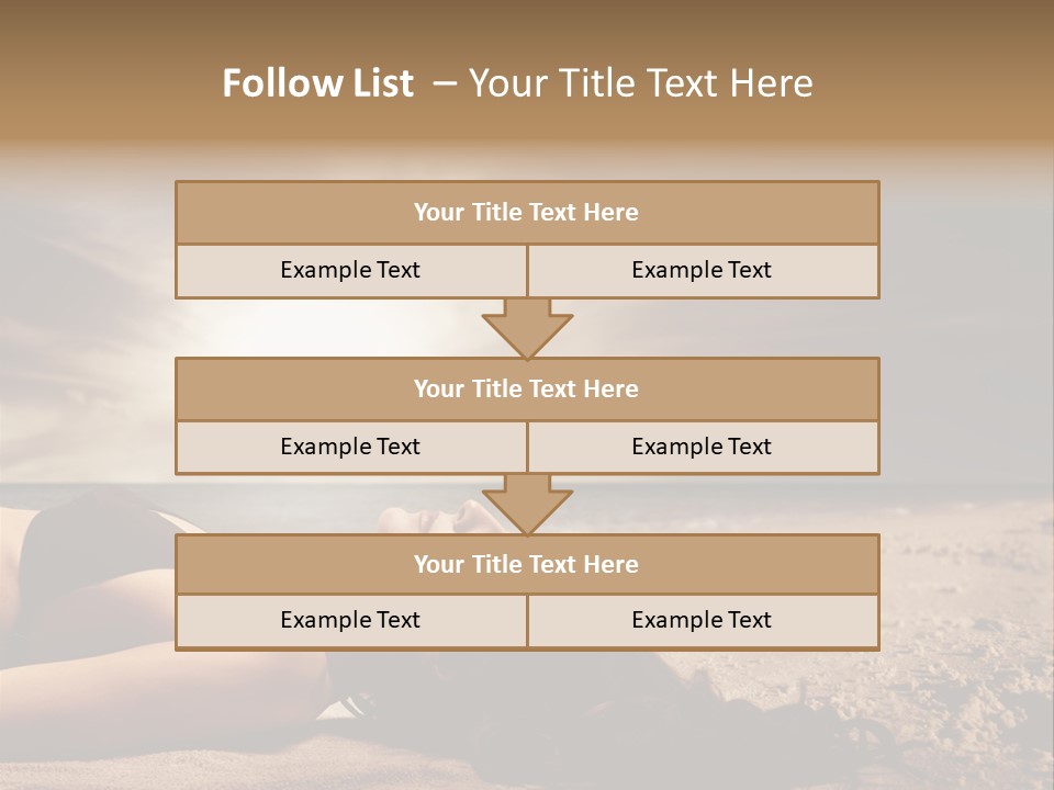 Woman Countryside Face PowerPoint Template