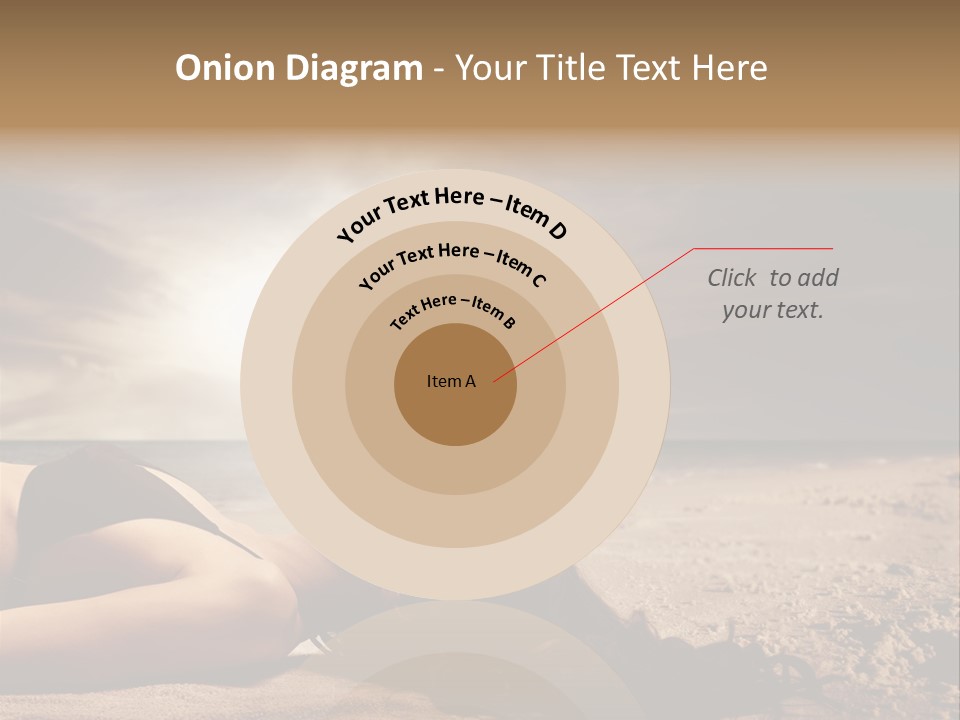 Woman Countryside Face PowerPoint Template