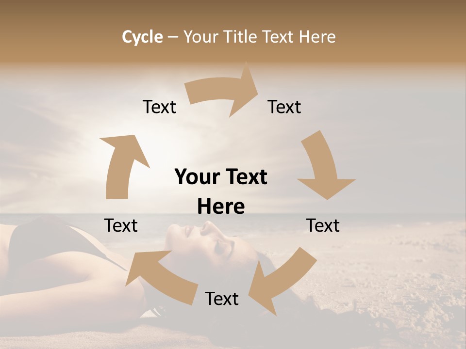 Woman Countryside Face PowerPoint Template