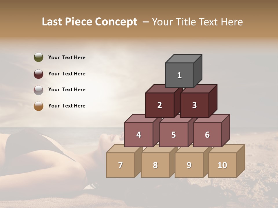 Woman Countryside Face PowerPoint Template