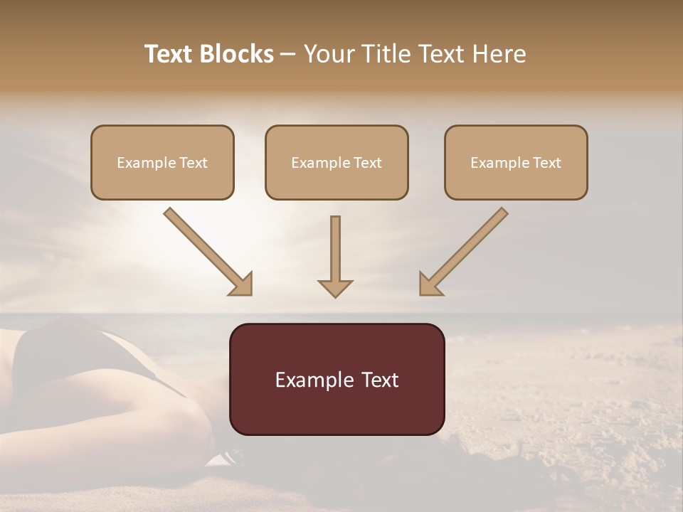 Woman Countryside Face PowerPoint Template