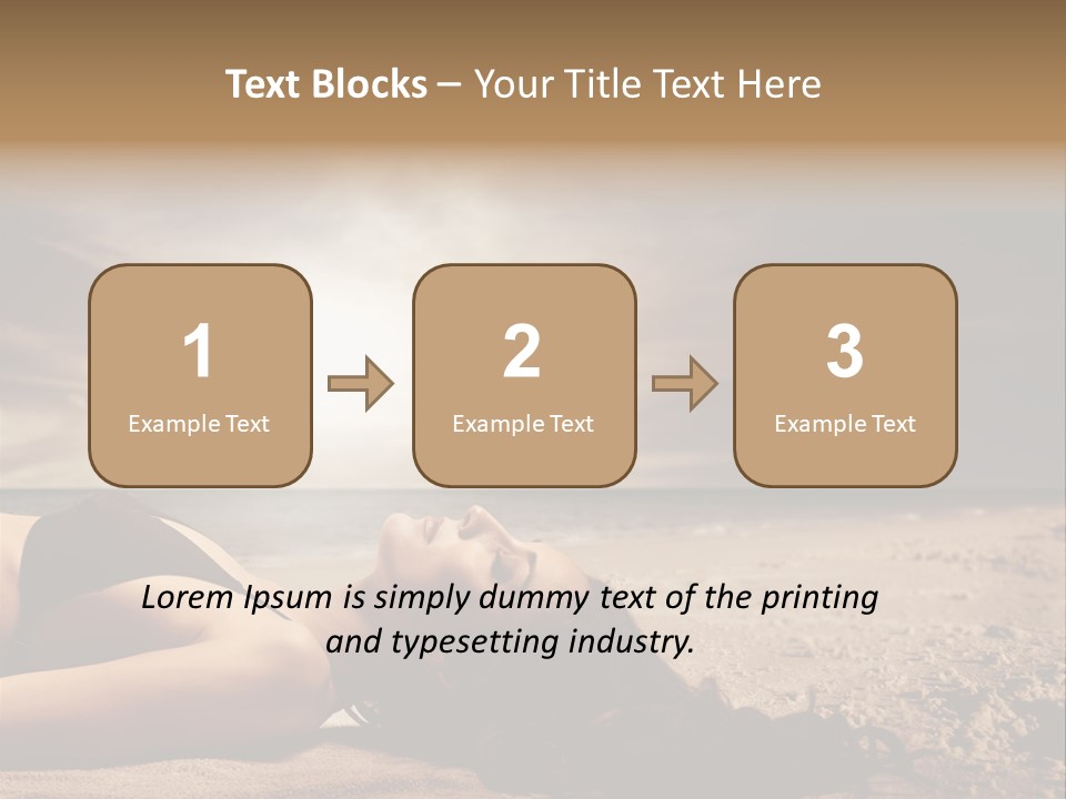 Woman Countryside Face PowerPoint Template