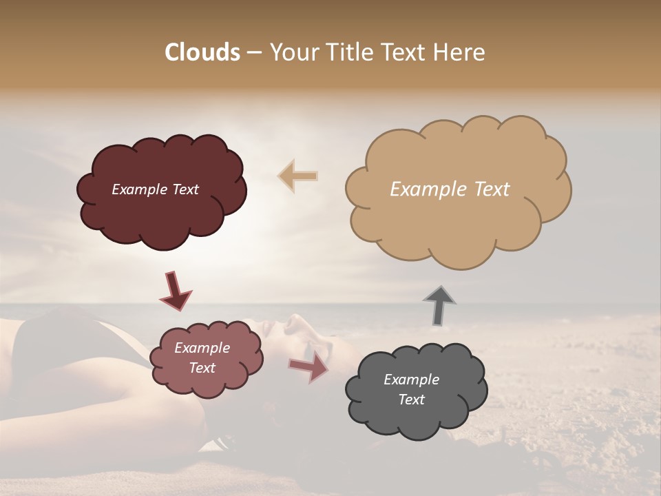 Woman Countryside Face PowerPoint Template