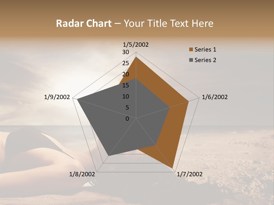 Woman Countryside Face PowerPoint Template
