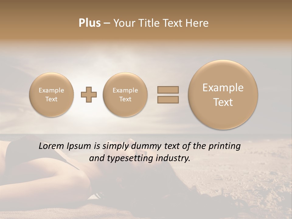 Woman Countryside Face PowerPoint Template