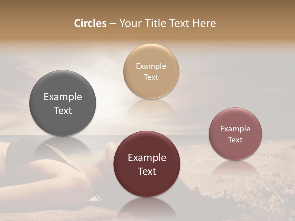 Woman Countryside Face PowerPoint Template