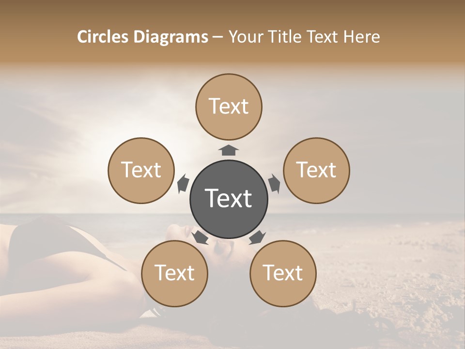 Woman Countryside Face PowerPoint Template