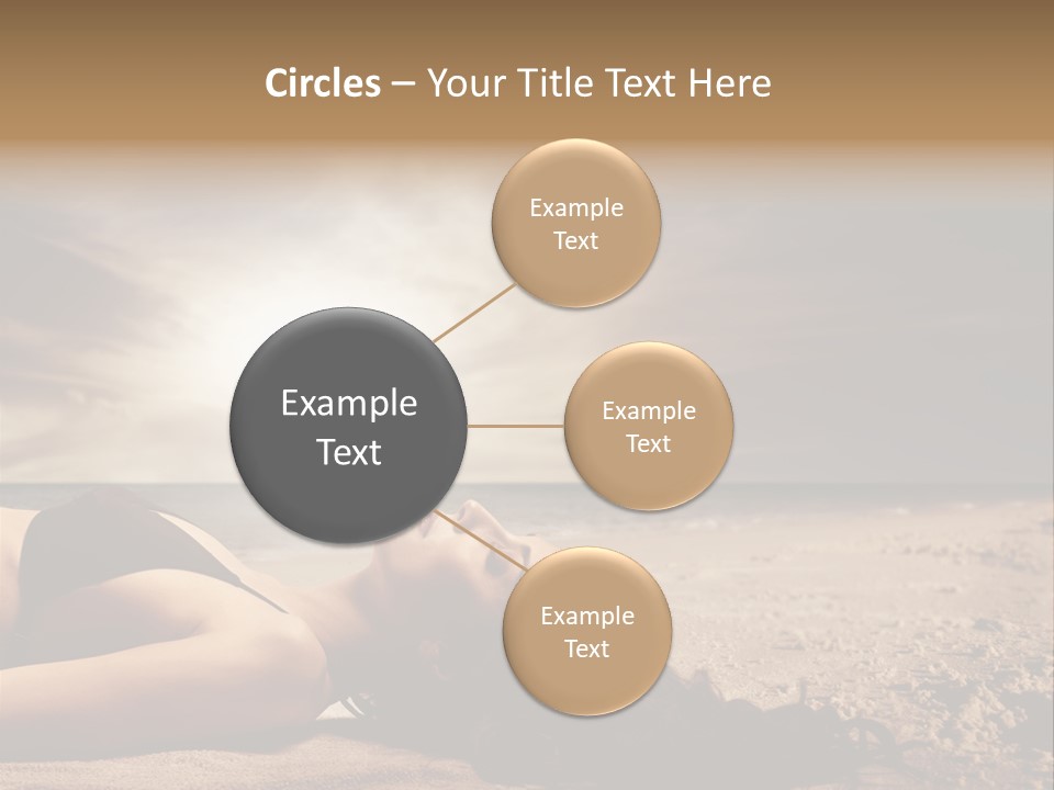 Woman Countryside Face PowerPoint Template