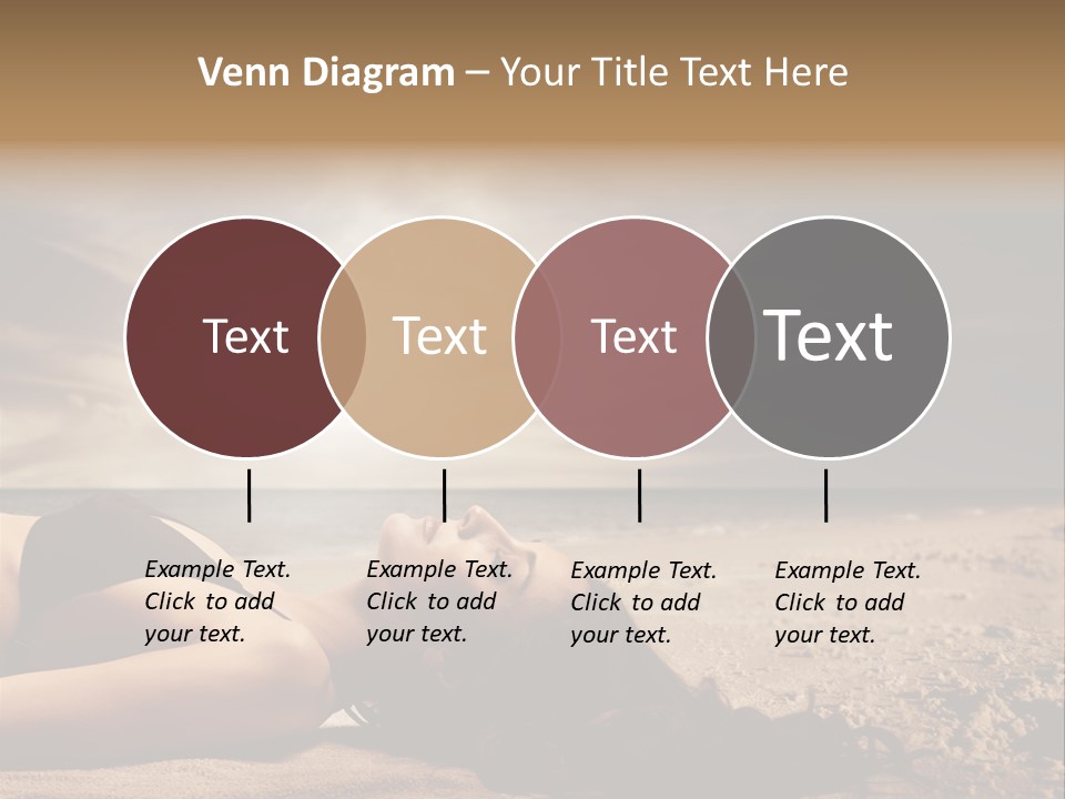Woman Countryside Face PowerPoint Template