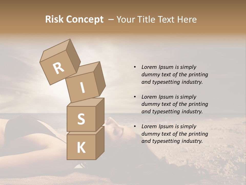 Woman Countryside Face PowerPoint Template