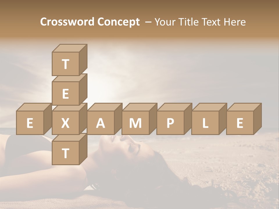 Woman Countryside Face PowerPoint Template