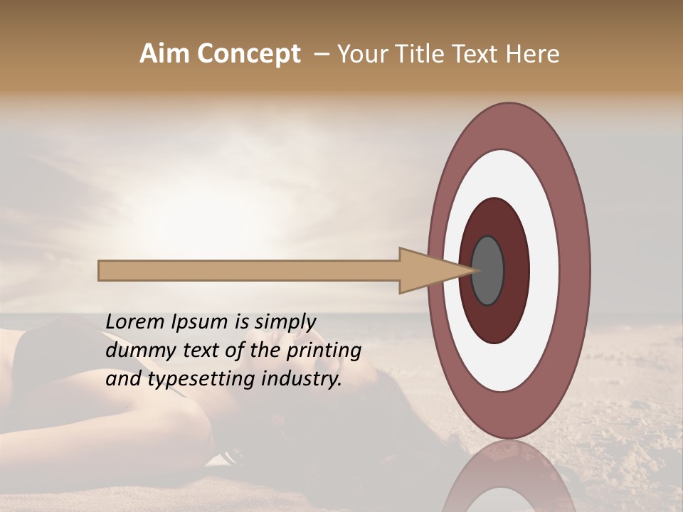 Woman Countryside Face PowerPoint Template