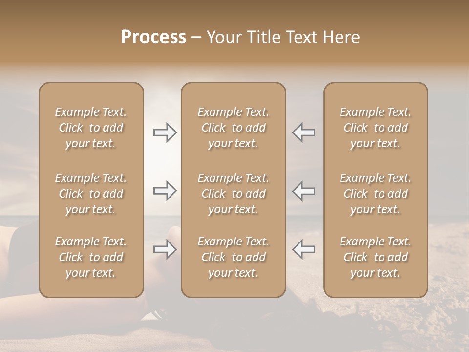 Woman Countryside Face PowerPoint Template