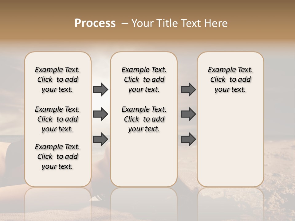 Woman Countryside Face PowerPoint Template