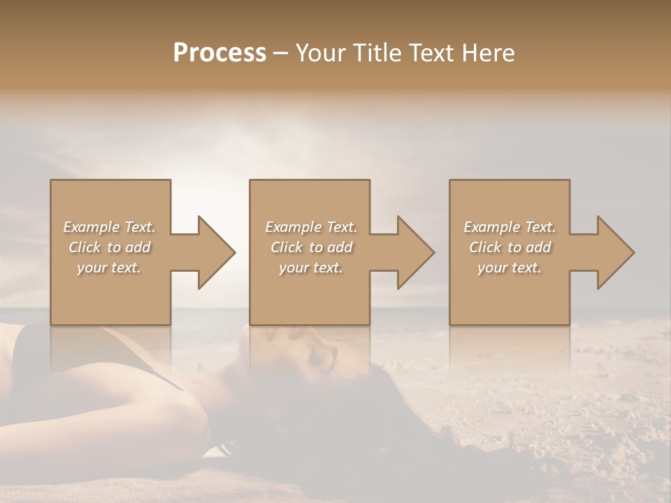 Woman Countryside Face PowerPoint Template