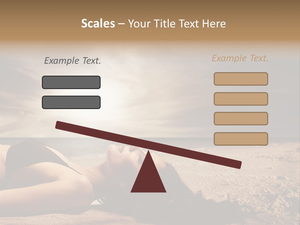 Woman Countryside Face PowerPoint Template