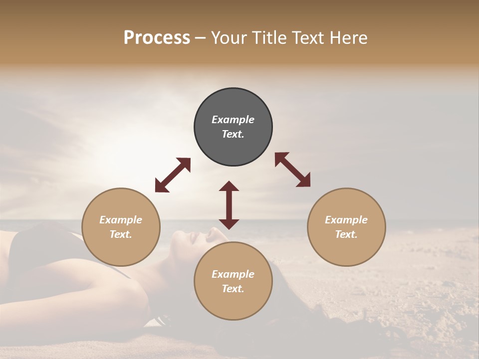 Woman Countryside Face PowerPoint Template