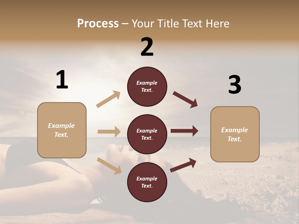 Woman Countryside Face PowerPoint Template