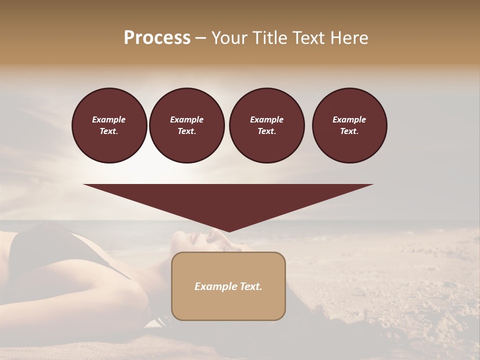 Woman Countryside Face PowerPoint Template