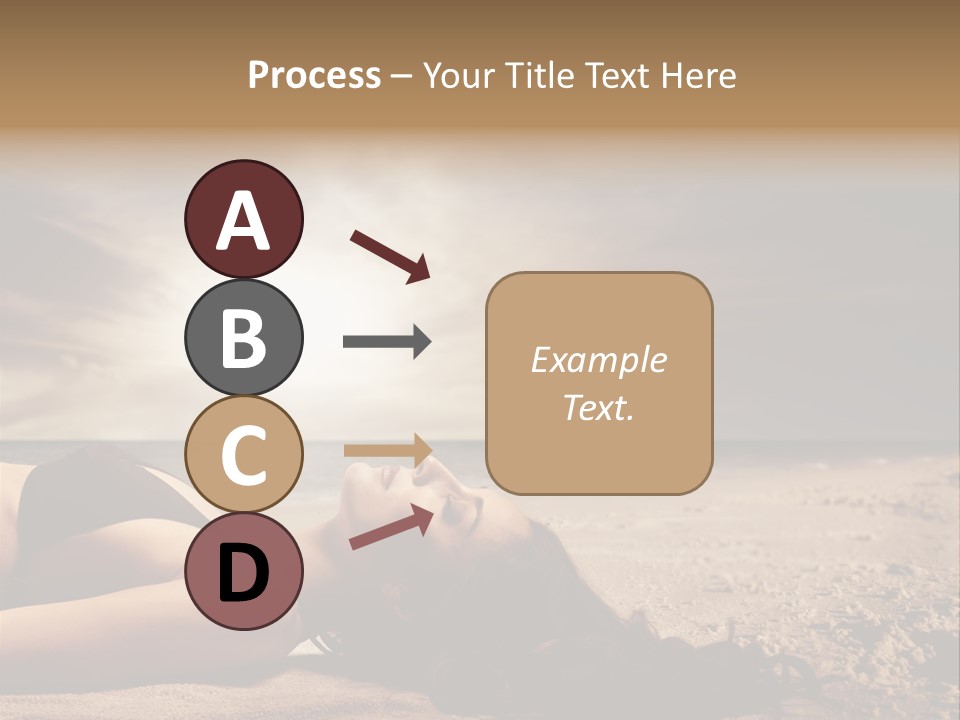 Woman Countryside Face PowerPoint Template