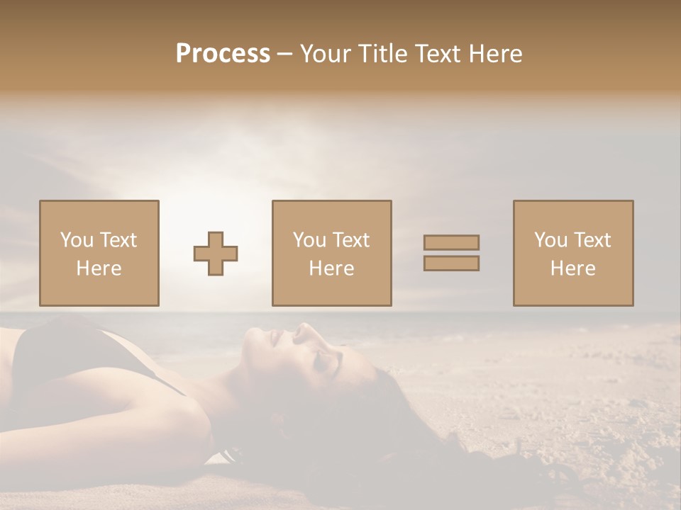 Woman Countryside Face PowerPoint Template