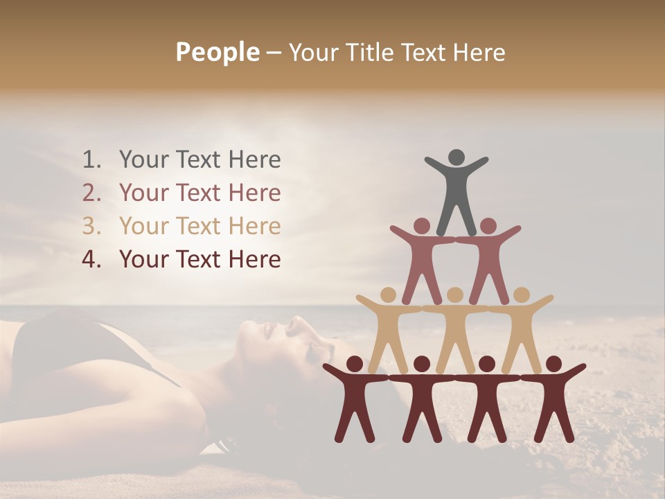 Woman Countryside Face PowerPoint Template