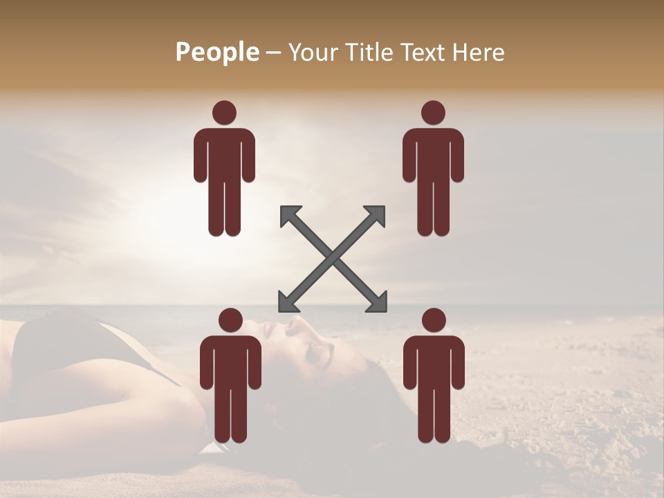 Woman Countryside Face PowerPoint Template