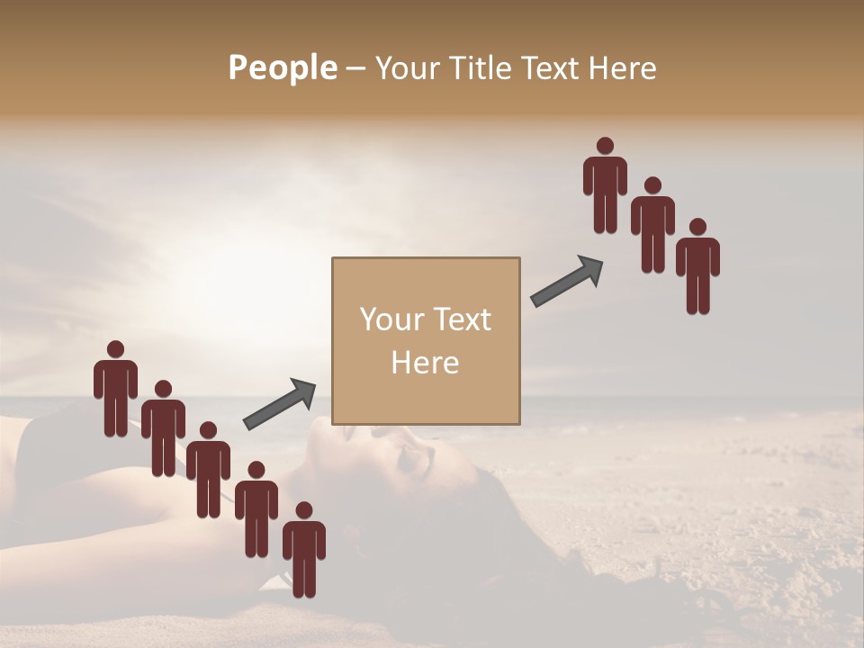 Woman Countryside Face PowerPoint Template