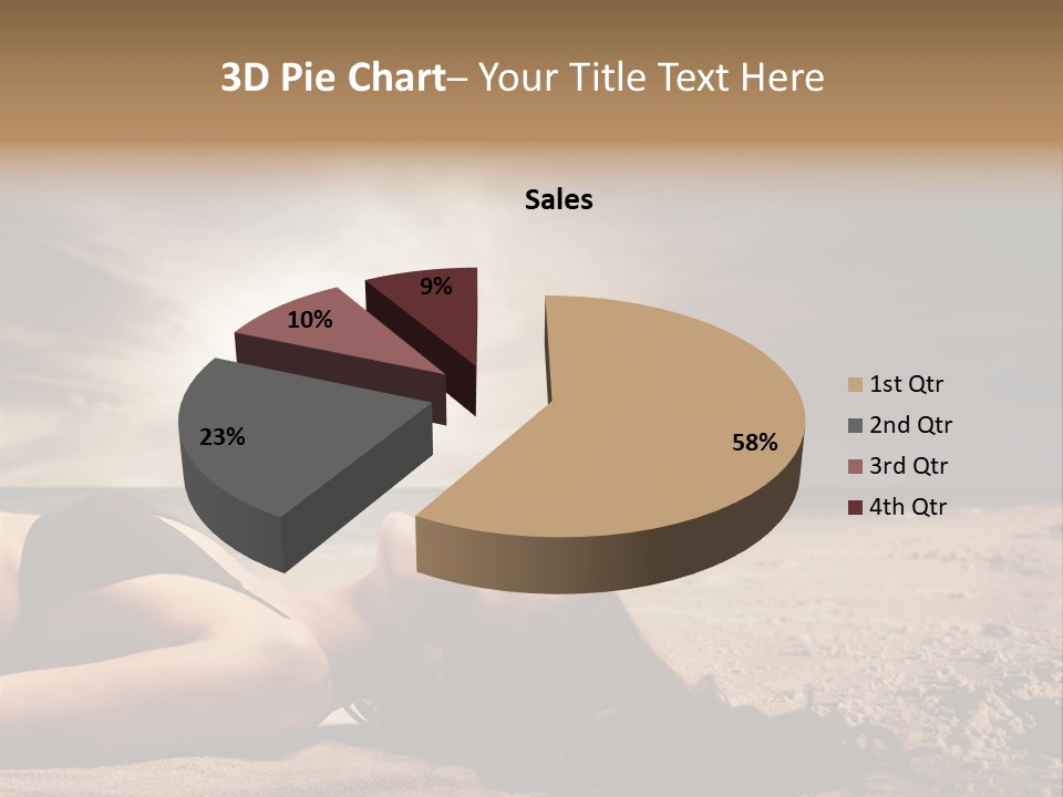 Woman Countryside Face PowerPoint Template