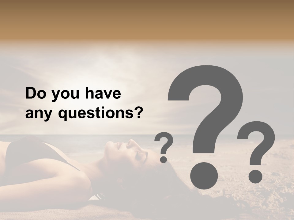 Woman Countryside Face PowerPoint Template