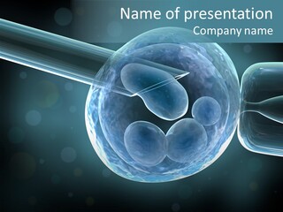 Artificial Genome Reproduction PowerPoint Template