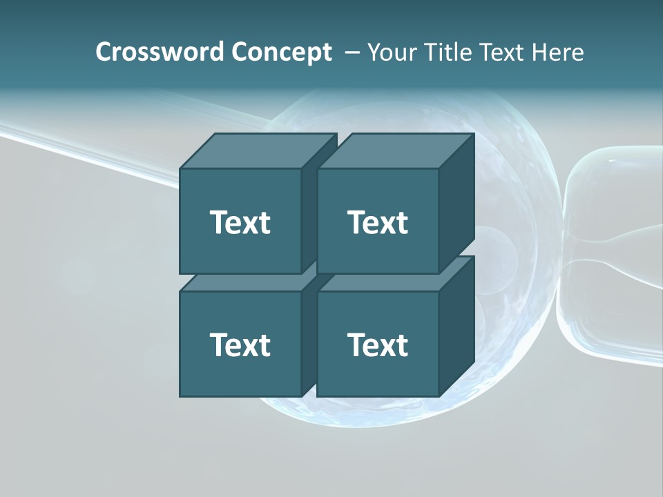 Artificial Genome Reproduction PowerPoint Template