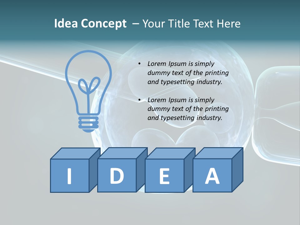 Artificial Genome Reproduction PowerPoint Template