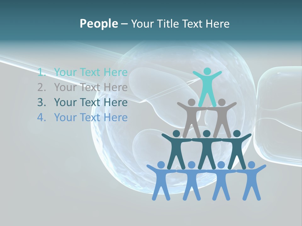 Artificial Genome Reproduction PowerPoint Template